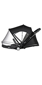 Extend sunshade for EMU Stroller