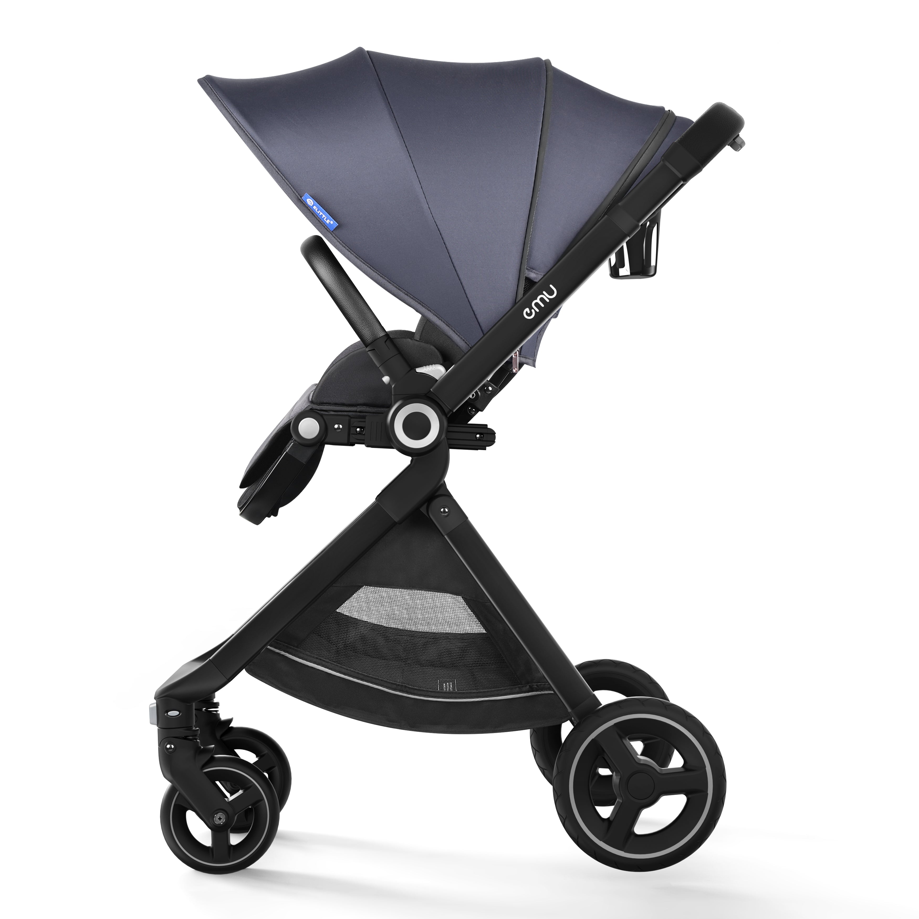 Elittle EMU Newborn-ready Full Size Revsersible Compact Baby Stroller