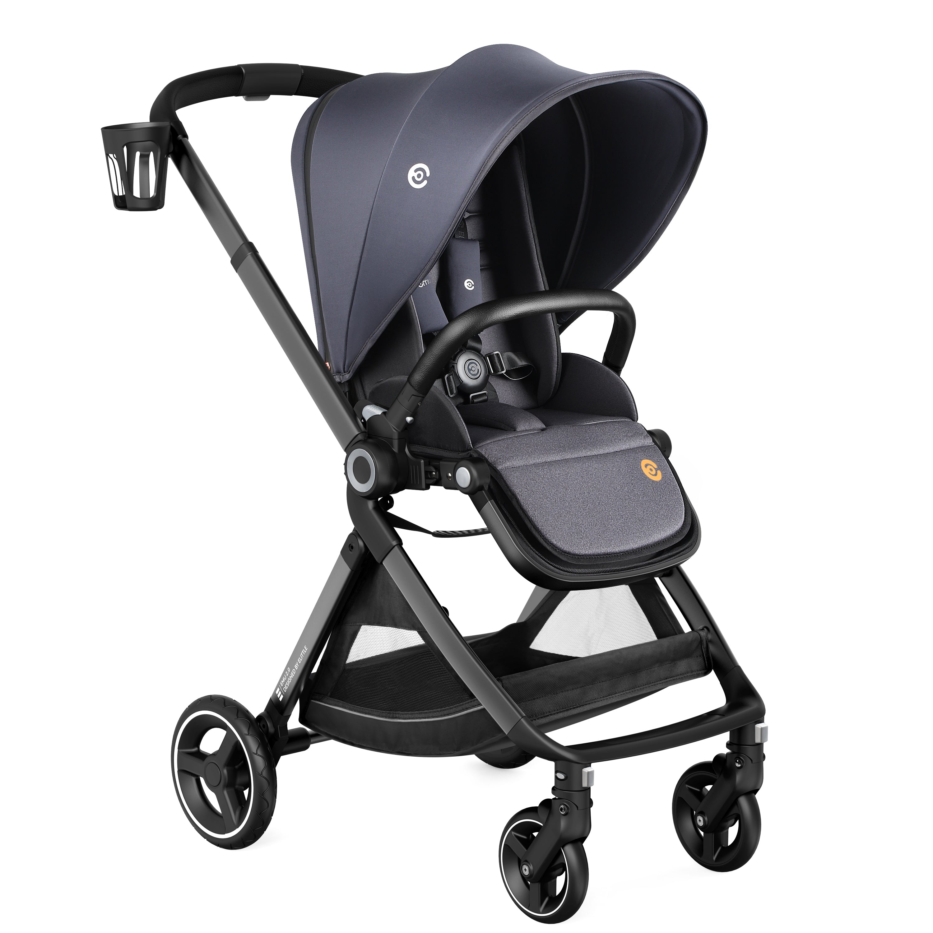 Elittle EMU Newborn-ready Full Size Revsersible Compact Baby Stroller