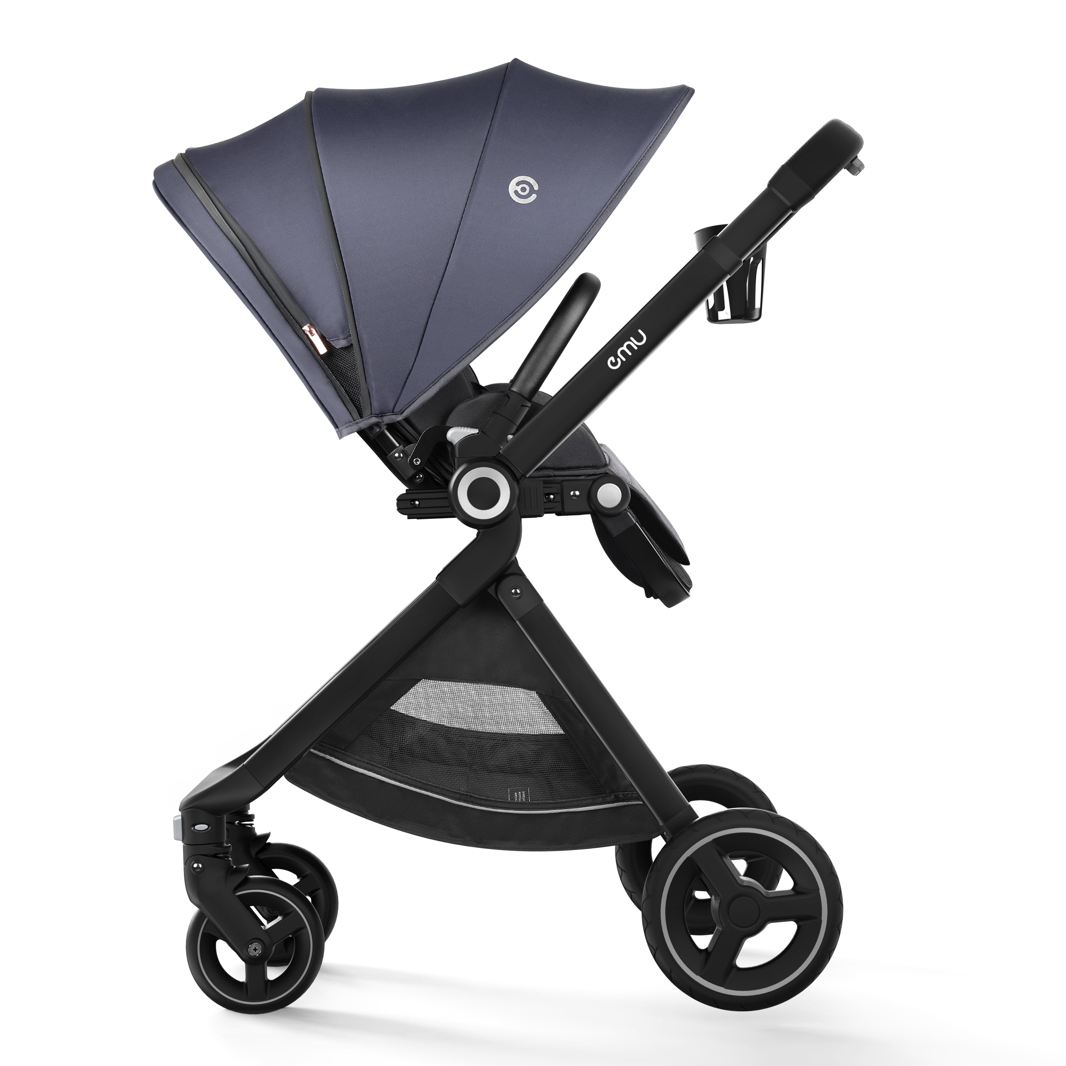 Elittle EMU Newborn-ready Full Size Revsersible Compact Baby Stroller