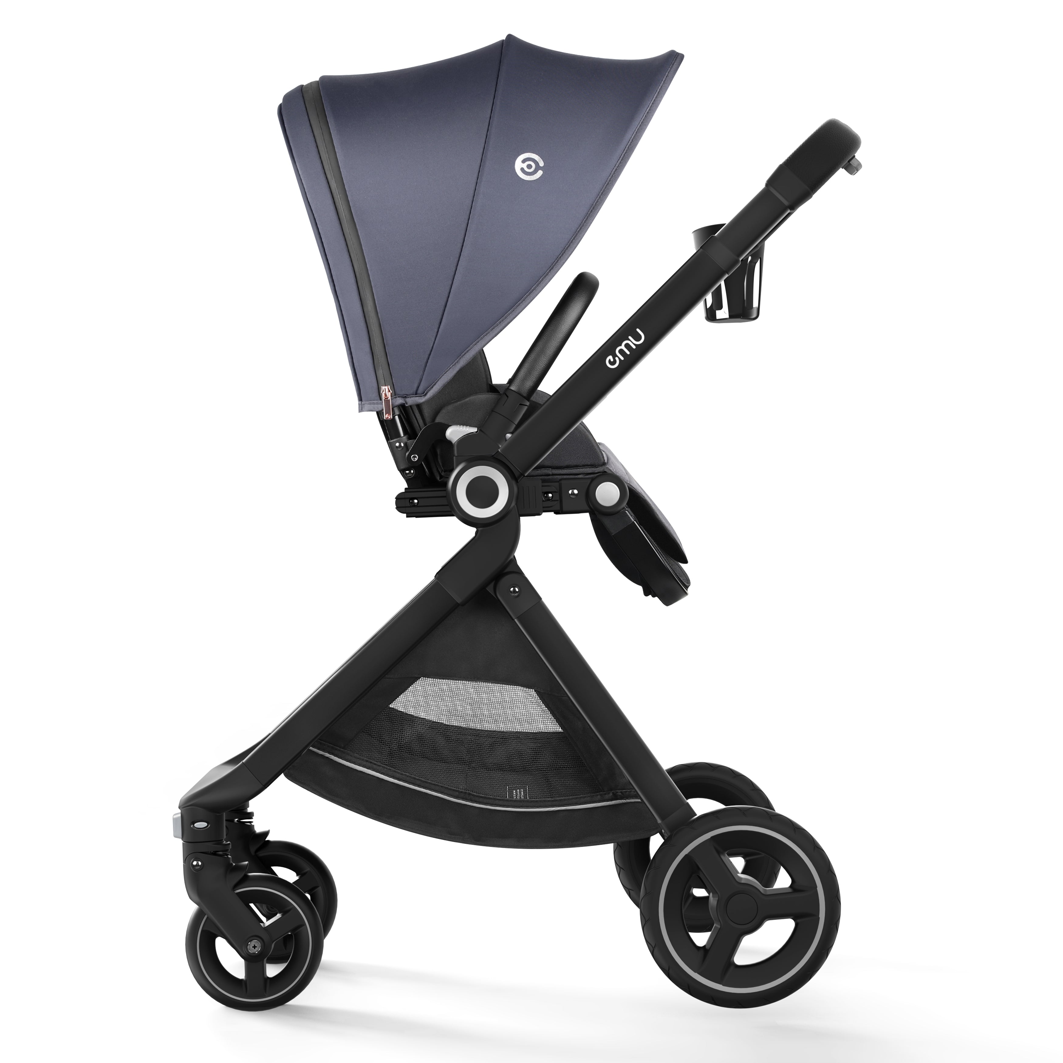 Elittle EMU Newborn-ready Full Size Revsersible Compact Baby Stroller
